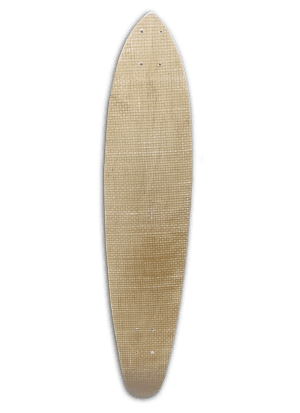 Longboard Deck flex natural kicktail 38 x 8.5