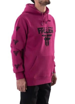 Дуксерица FALLEN - CRACKED HOODIE GRAPE/BLACK