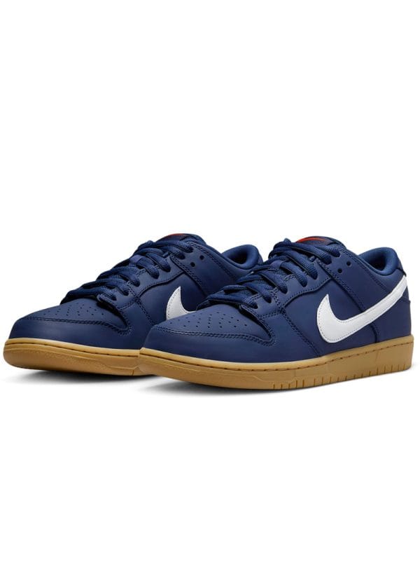 Nike sb dunk low navy white gum - Image 2