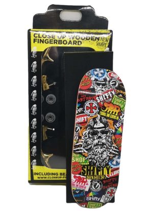 COMPLETE SET SHIFTY BRAND STICKERS 34MM MEDIUM CONCAVE
