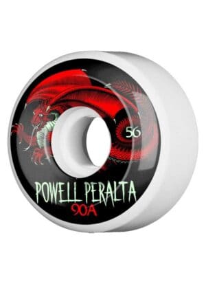 Powell Peralta Oval Dragon 56mm 90a - White