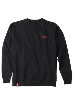 ACE - HUTCH CREWNECK - BLACK ON BLACK