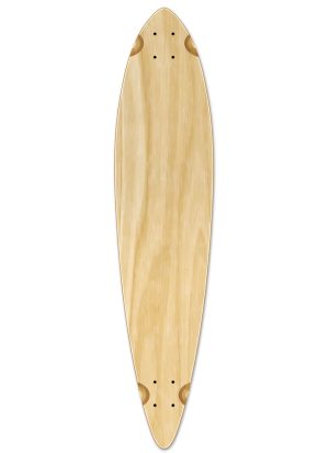 Blank Longboard-Deck natural drop through 36 x 9