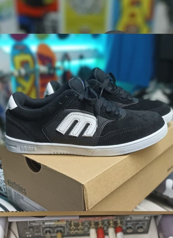 ETNIES The Aurelien Shoes Black/White - Image 2